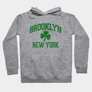 Brooklyn NY Distressed St. Patrick's Hoodie